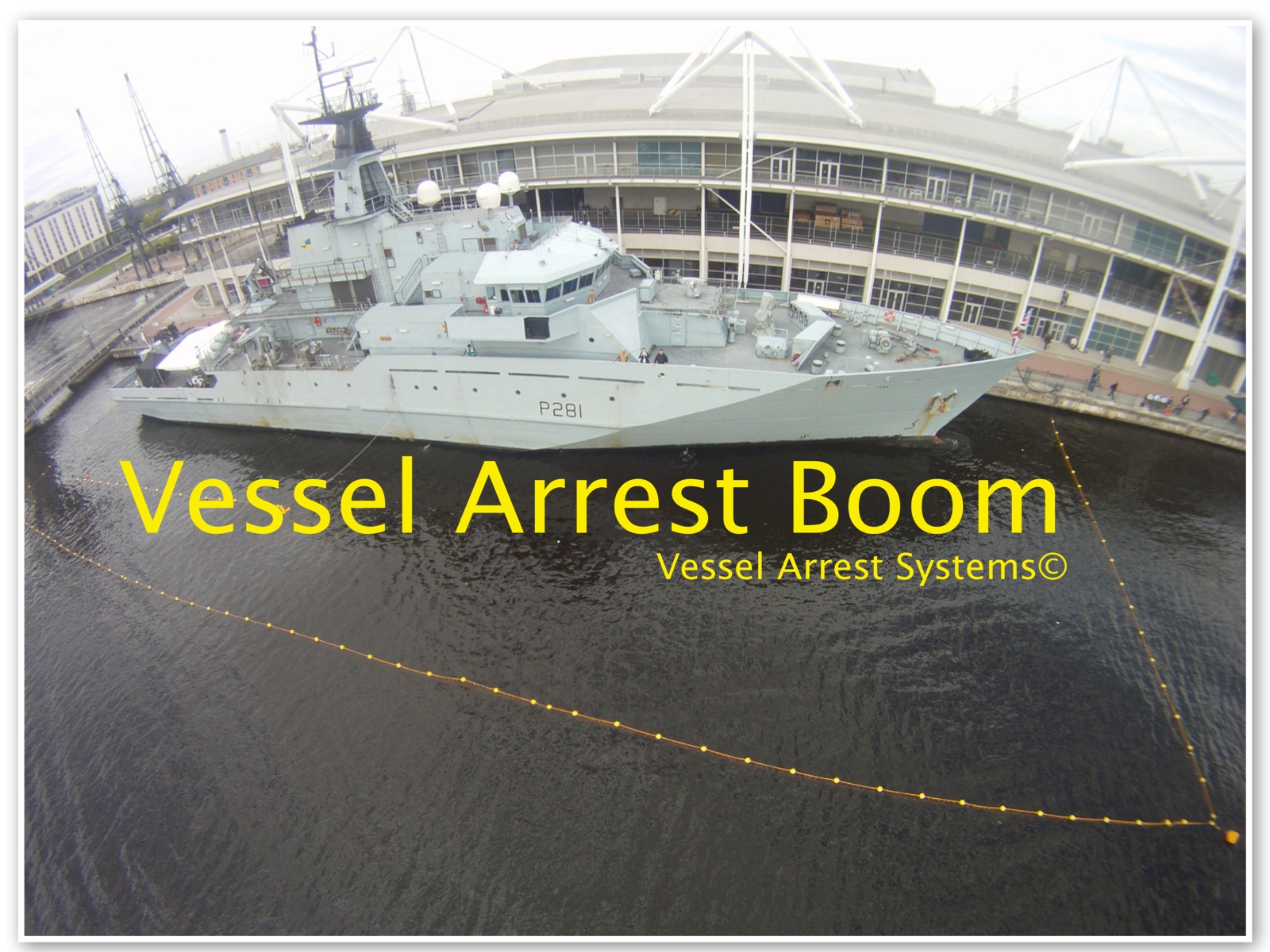 RGES社　船舶侵入阻止ロープ　Vessel Arrest System