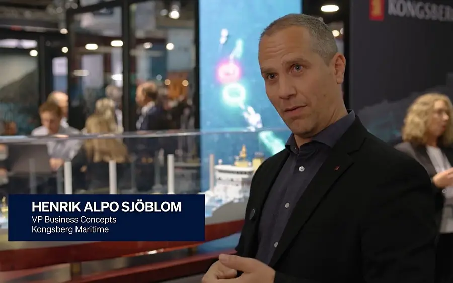 コングスベルグ・マリタイムでK-Sailテクニカル・リードを務めるHenrik Alpo Sjöblom氏